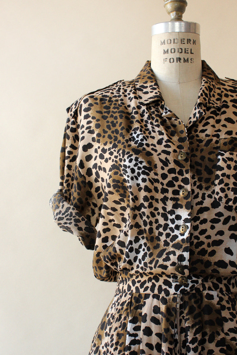 Warren Cheetah Dress M/L