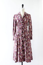 Leaf Print Secretary Dress S
