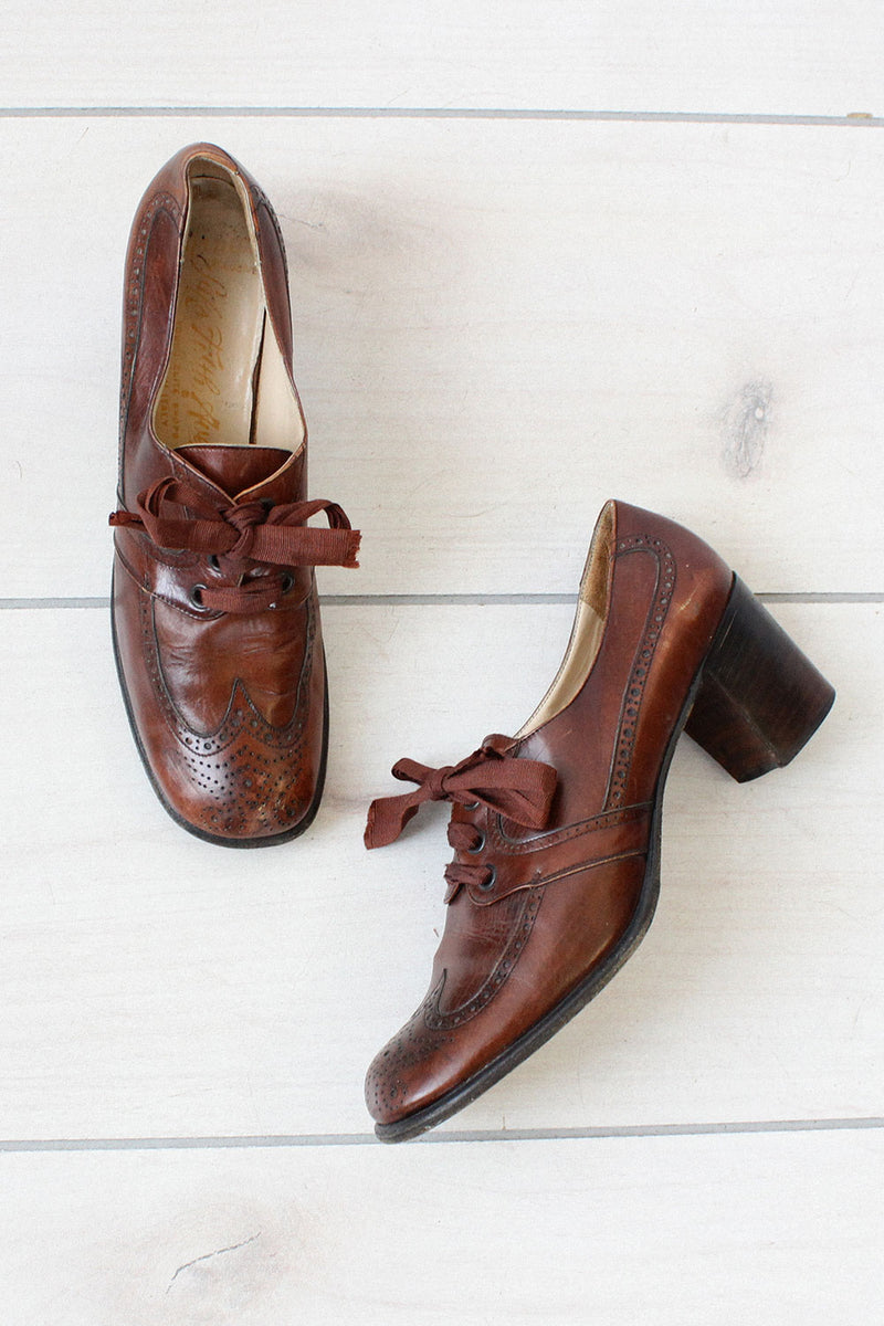 Saks Heeled Oxfords 7