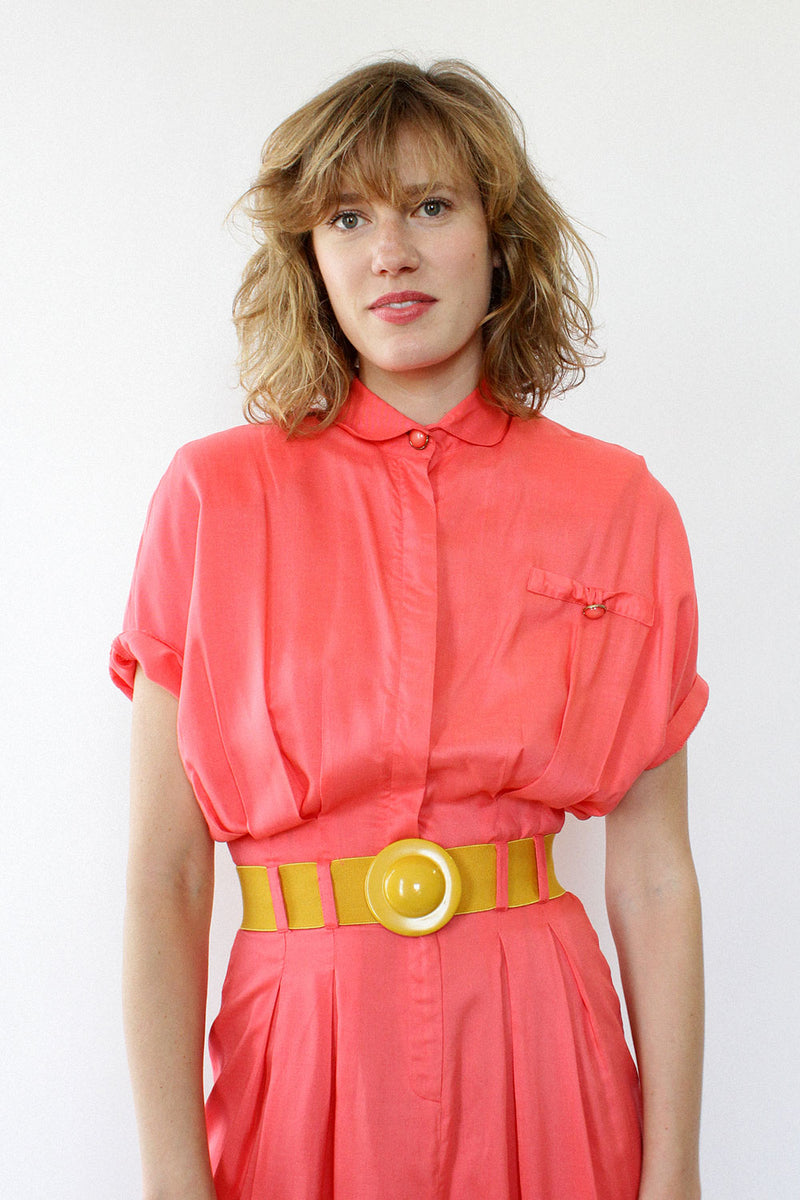 Coral Pencil Dress XS