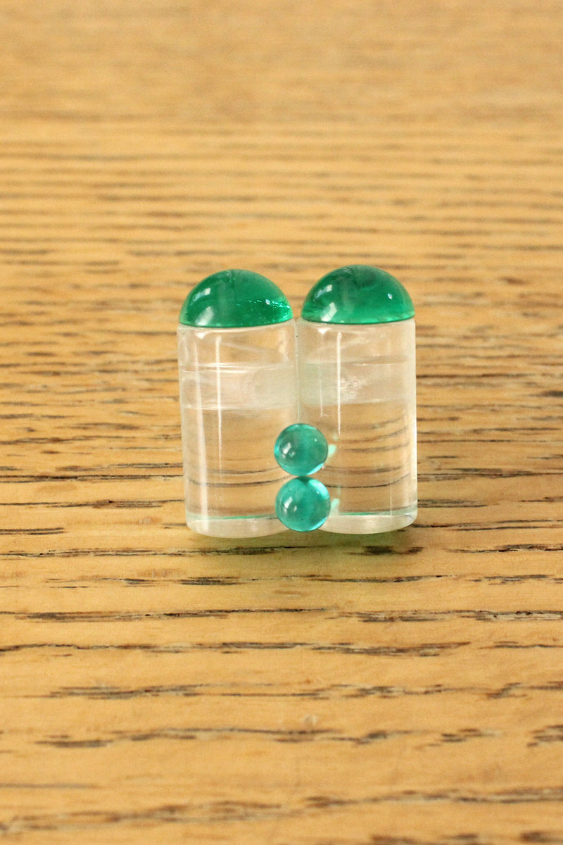 Double Barrel Resin Ring