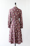 Leaf Print Secretary Dress S
