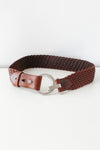 Crescent Braided Leather Belt