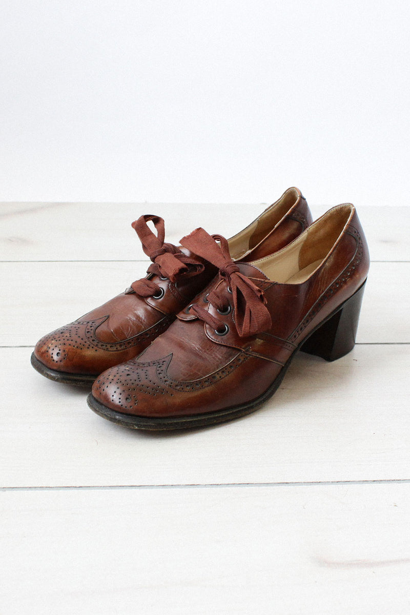 Saks Heeled Oxfords 7