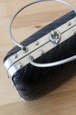 Italian Wicker Box Handbag