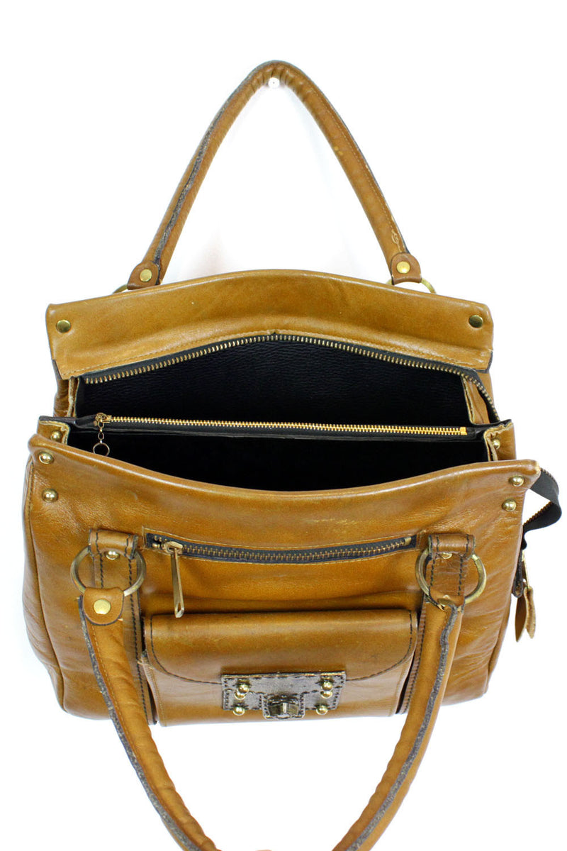 medieval locking handbag