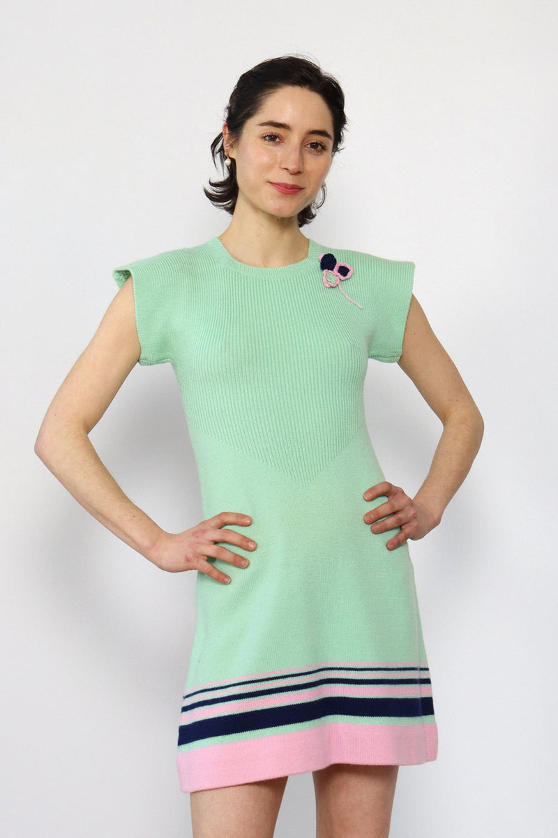 Roncelli Mint Stripe Sweaterdress XS/S