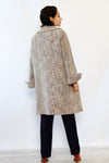 Chunky Tweed Swing Coat XS-M