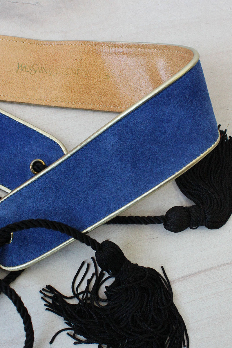 YSL Tassel Cinch Belt