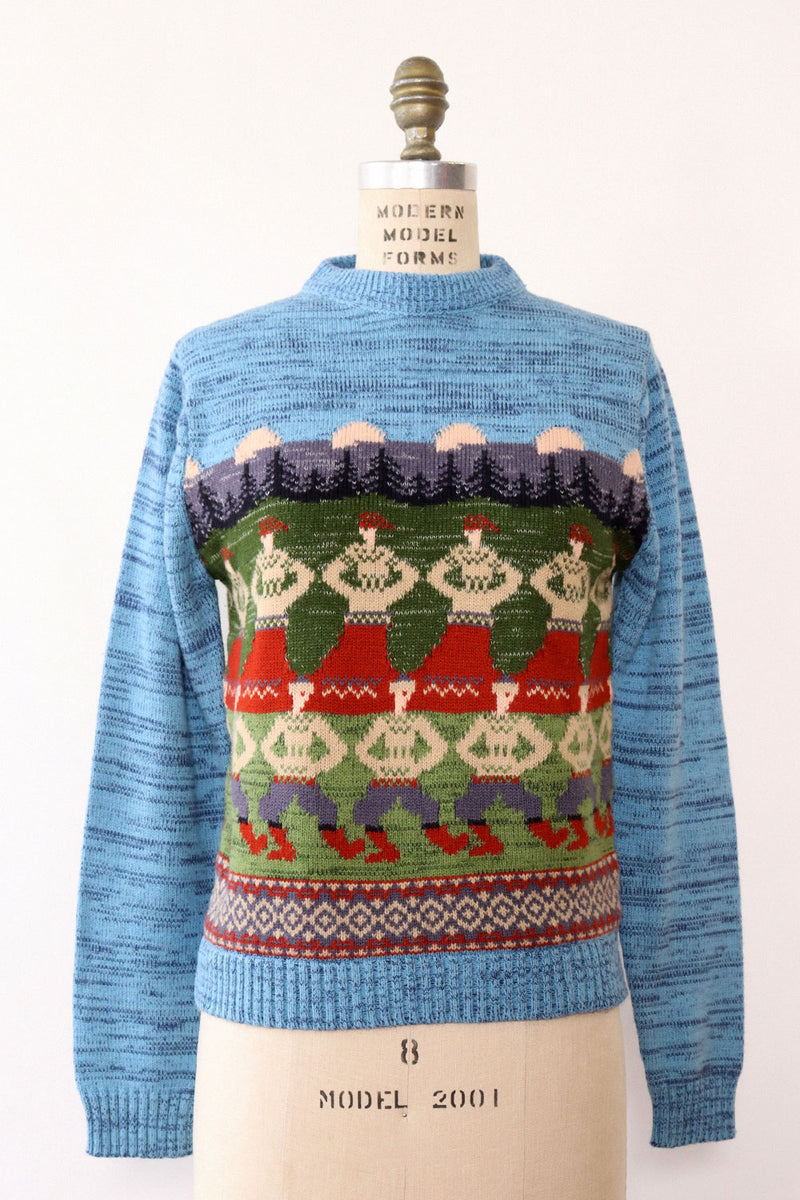 Sigallo Folk Dancing Sweater M/L