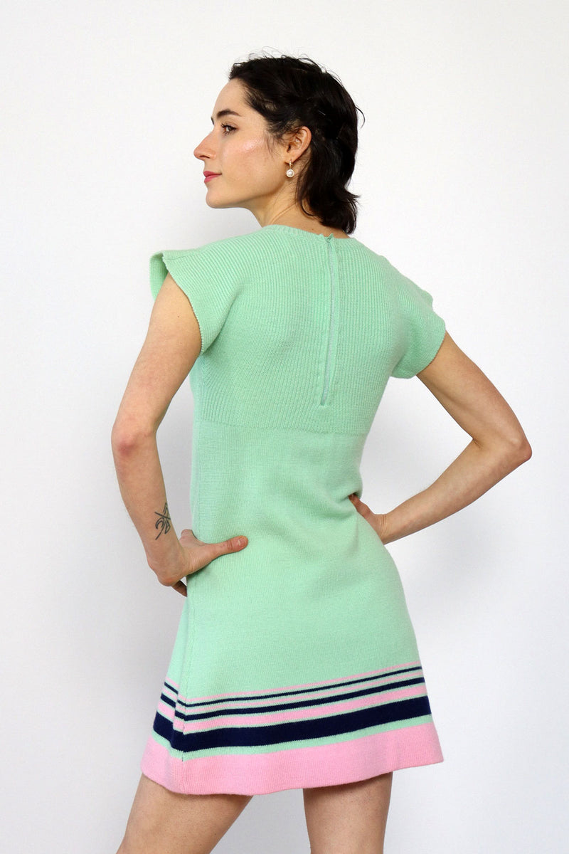 Roncelli Mint Stripe Sweaterdress XS/S