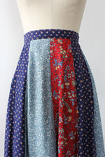 Cali Patch Maxi Wrap Skirt XS