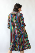 Morsam Rainbow Stripe Robe/Jacket XS/S