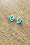 Seafoam Coil Studs