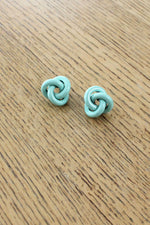 Seafoam Coil Studs