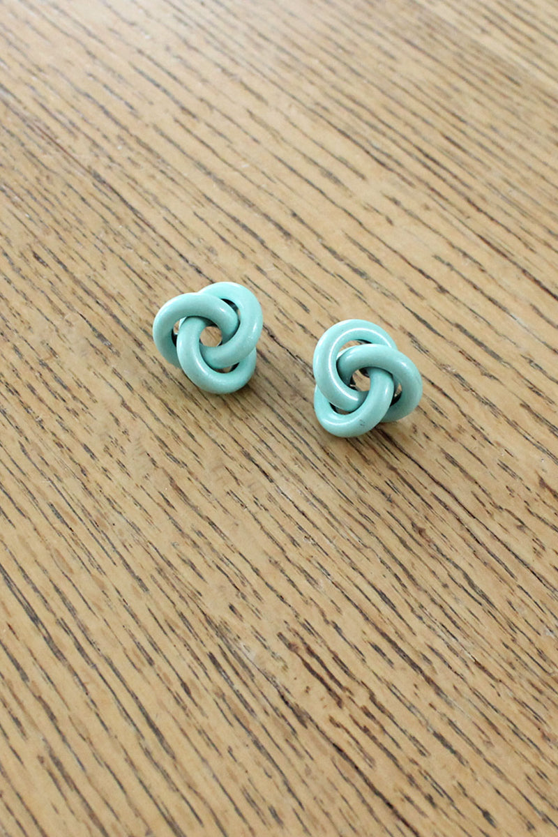 Seafoam Coil Studs