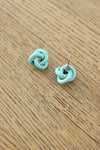 Seafoam Coil Studs