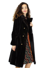 70s faux fur coat