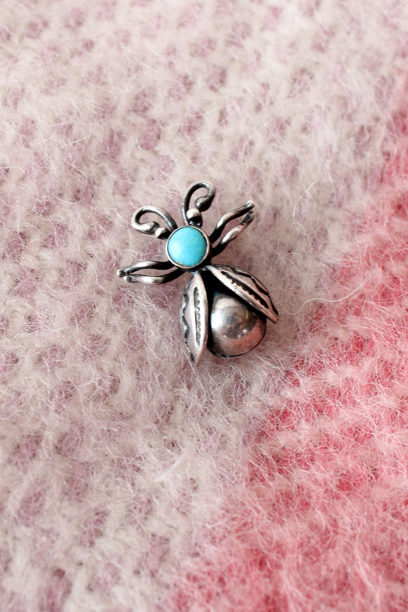 Silver Beetle Pin