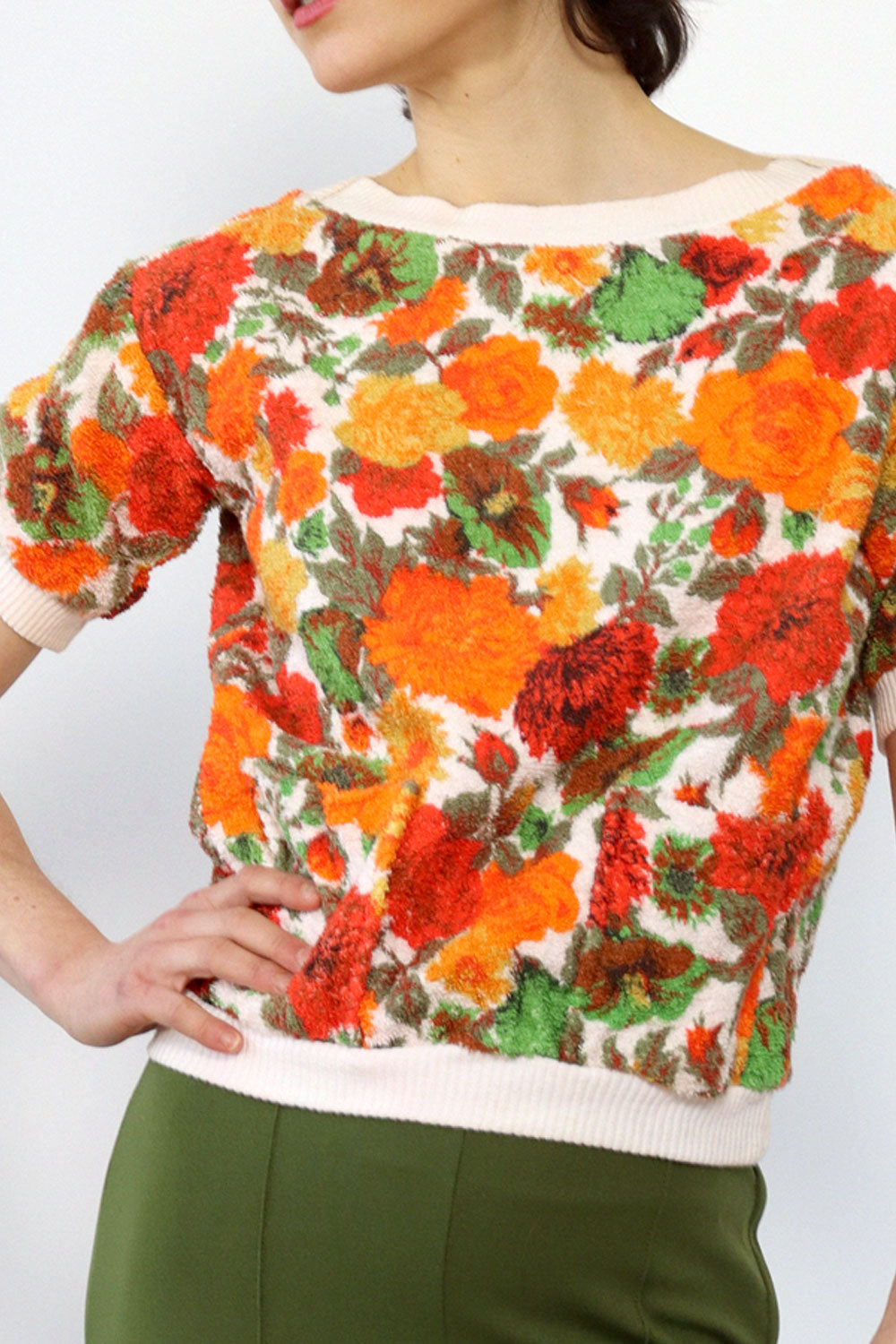 Miami Terrycloth Pocket Top XS-S/M