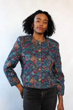 Leslie Baroque Quilted Jacket L
