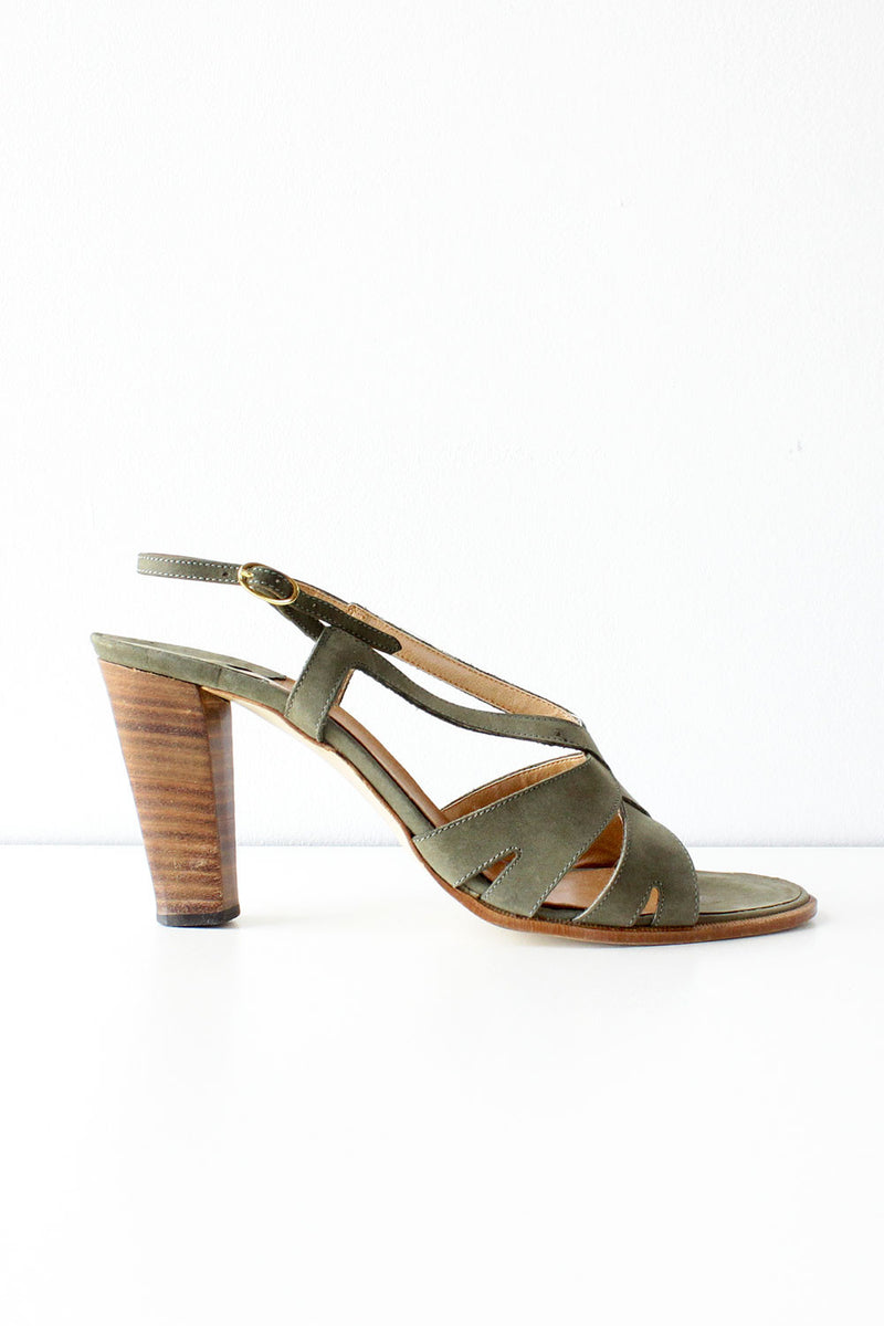 Moss Strappy Sandals 7
