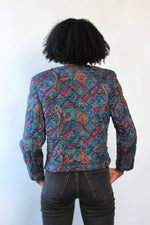 Leslie Baroque Quilted Jacket L