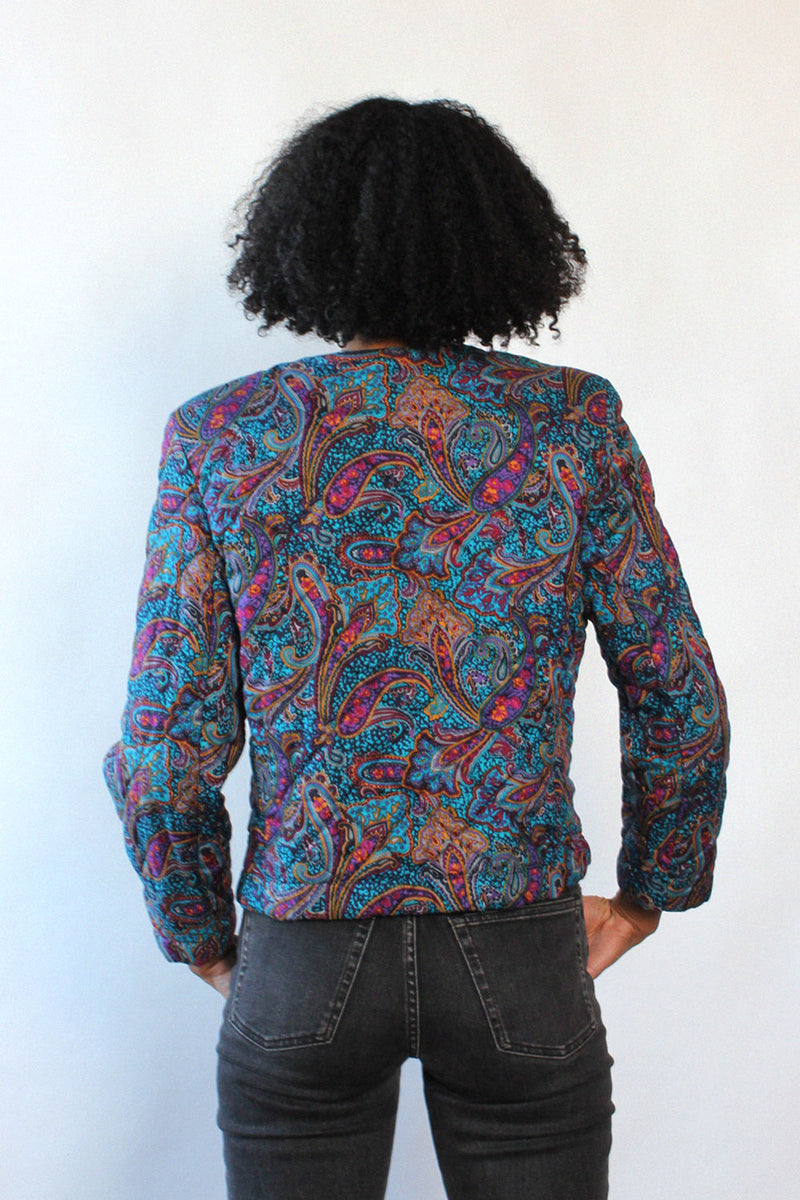 Leslie Baroque Quilted Jacket L
