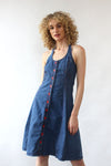 Landlubber Denim Halter Dress S