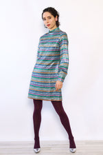 Striped Tinsel Dress XS/S