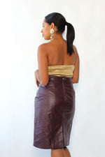 Champagne Bustier Top L/XL