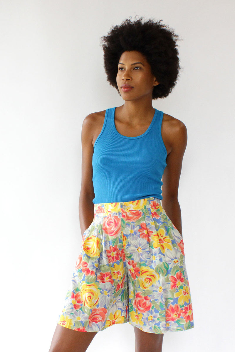 Watercolor Floral Short S/M