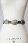 Aged Metal Conch Belt