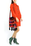 vintage tassel bag