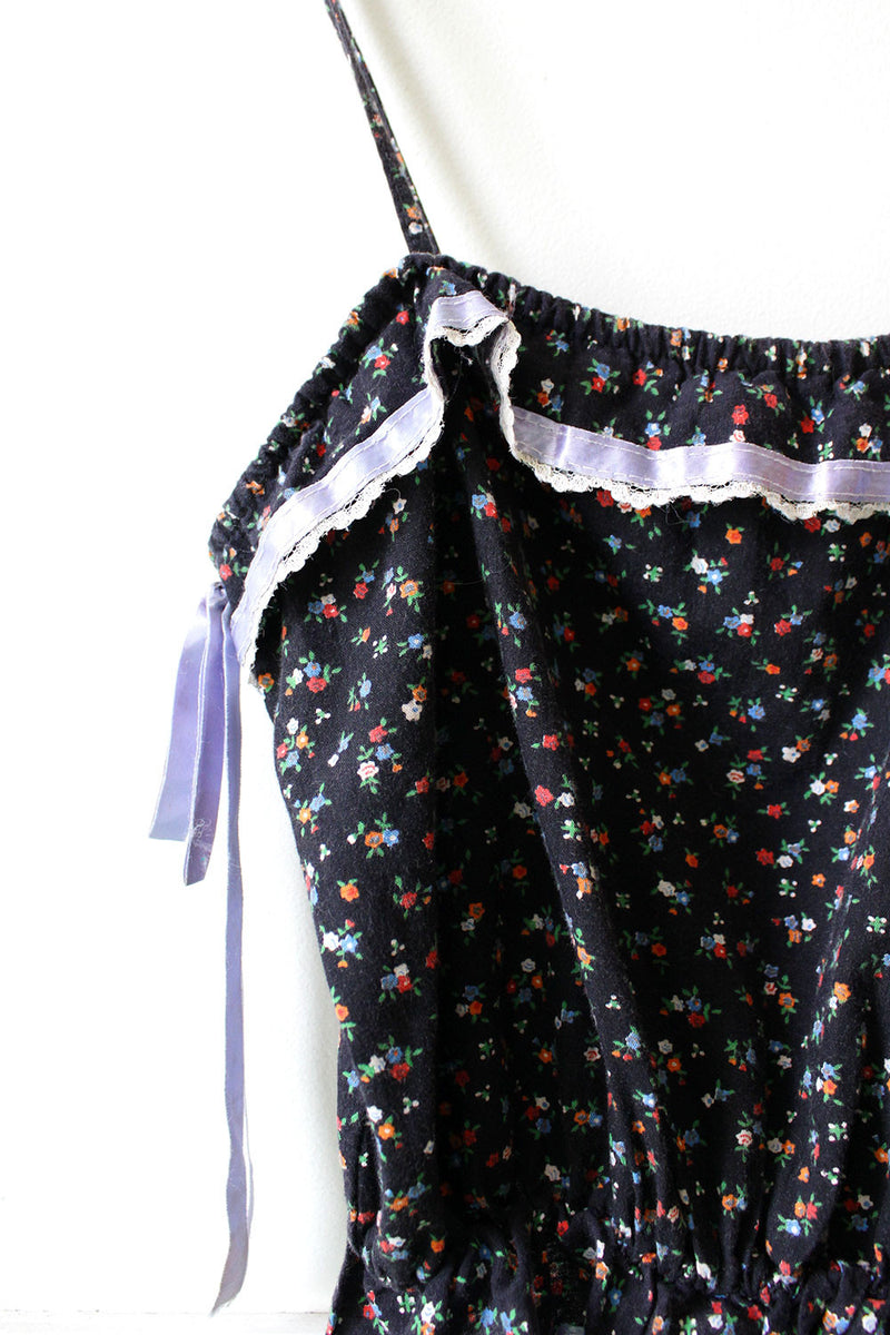 Crop Calico Tank XS