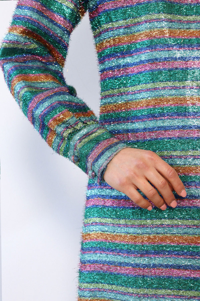 Striped Tinsel Dress XS/S