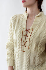 Toddy Lace-up Sweater