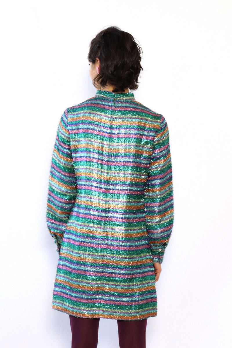 Striped Tinsel Dress XS/S