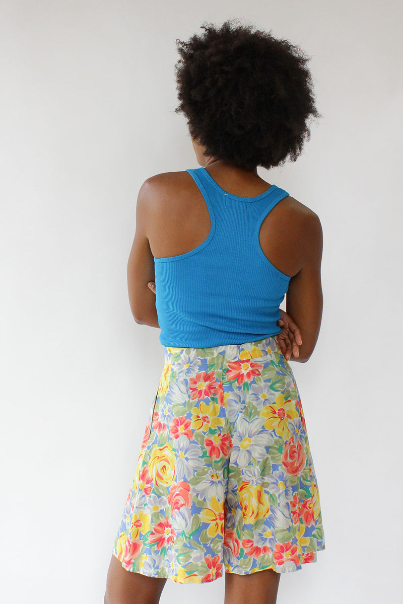 Watercolor Floral Short S/M