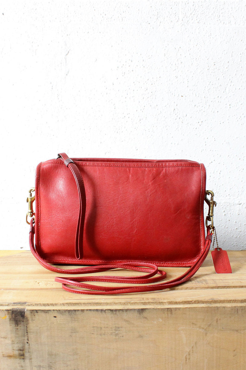 Coach 70s Ruby Red Basic Bag