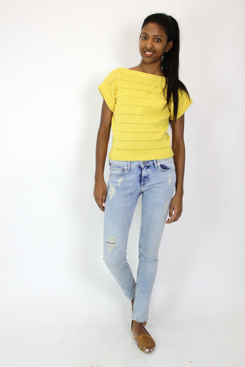 Daffodil Boatneck Sweater S/M
