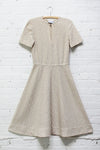 Oatmeal Flare Dress M