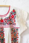 Rosie Embroidered Smock Top L