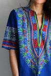 Electric Dashiki Mini Dress