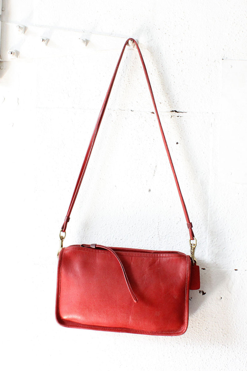 Coach 70s Ruby Red Basic Bag