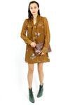 sparrow print daytime dress M