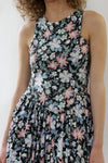 Midnight Floral Cutaway Dress S/M