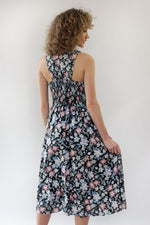 Midnight Floral Cutaway Dress S/M