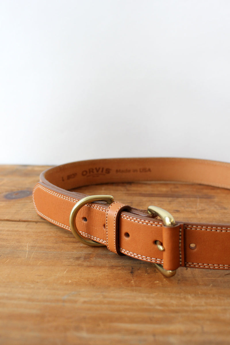 Orvis Tan Leather Belt