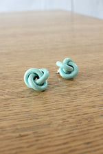 Seafoam Coil Studs